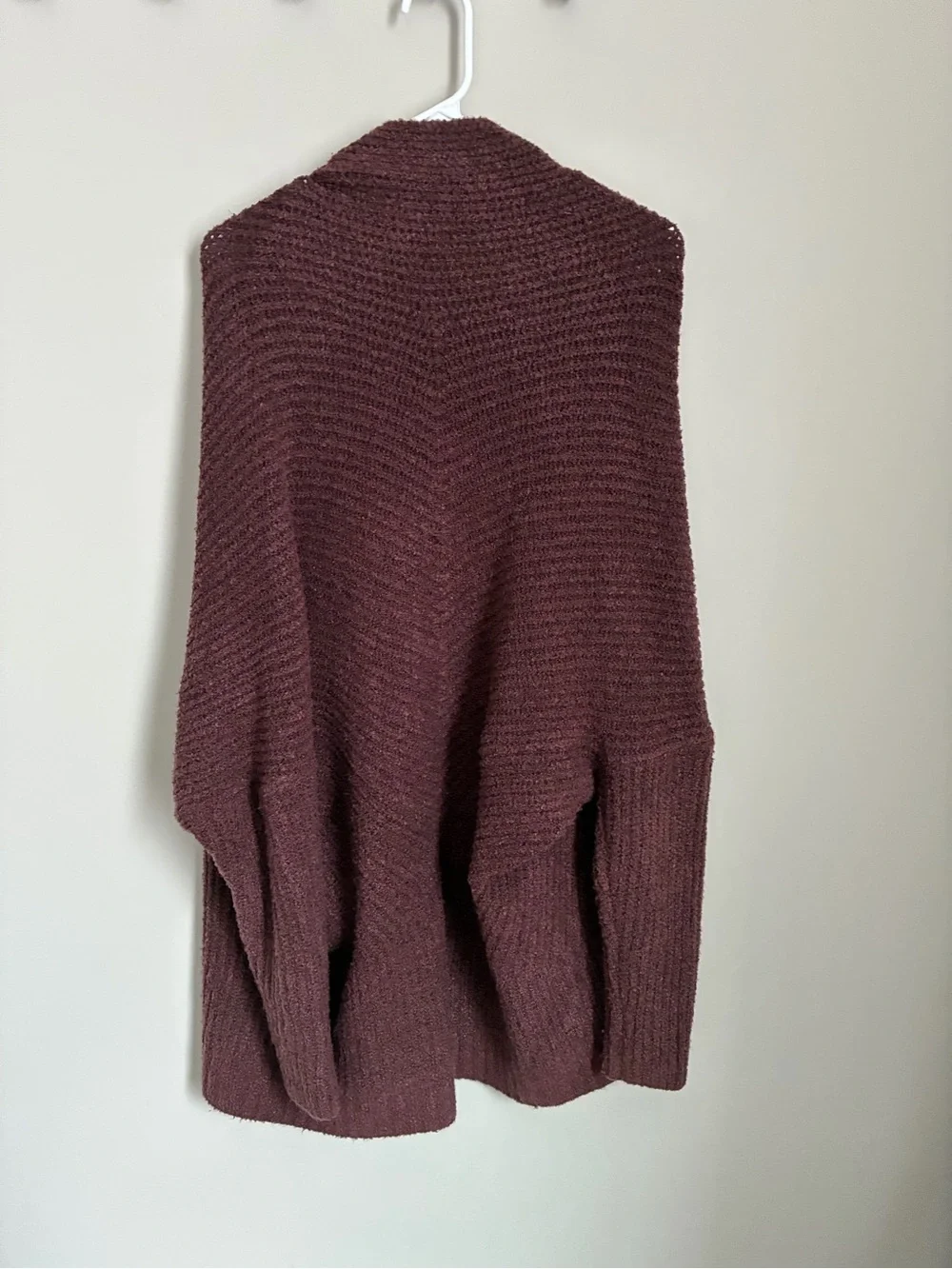 Aerie Brown Oversized Wrap Cardigan Size Small